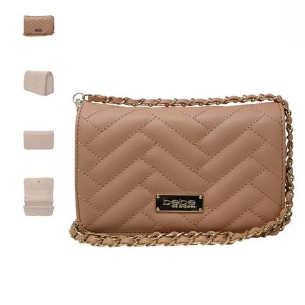 bebe women's Elegant Sophia Crossbody/Hand bag